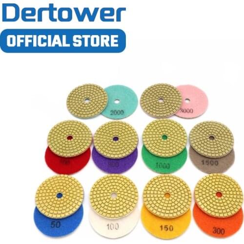 4" 100mm 80mm Diamond Wet Polishing Pads Diamond Polishing Discs Granite Marble Concrete Stone Polishing Grinding Discs Tool