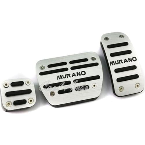 For Nissan Murano Z52 2021 2020-2015 Aluminum AT Accelerator Pedal Gas Brake Pad Pedal Protector Sticker Car Styling Accessories