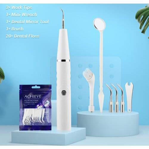Home Ultrasonic Calculus Remover Dental Scaling Electric Portable Scaler Sonic Smoke Stains Tartar Plaque Teeth White
