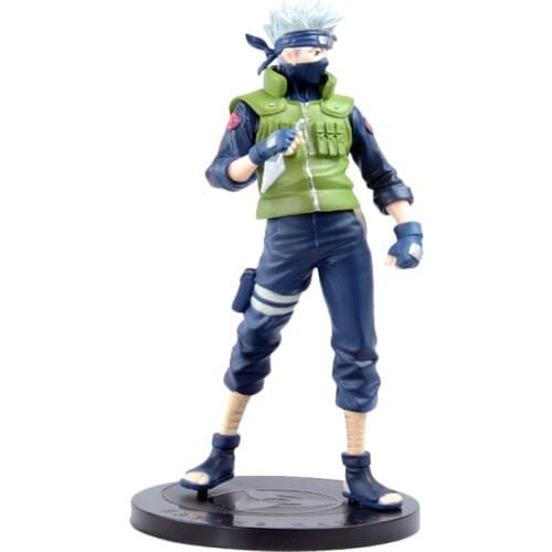 Naruto Shippuden Hatake Kakashi Action Figure Model Standing Statue Movable Joints Figma Collectible Toy Desktop Decoration