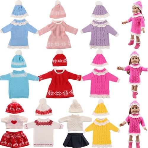 43cm Reborn Baby Doll Sweater, 18-inch American Doll Sweater, 15 Styles, The Best Toy Gift For A Feneration Of Children