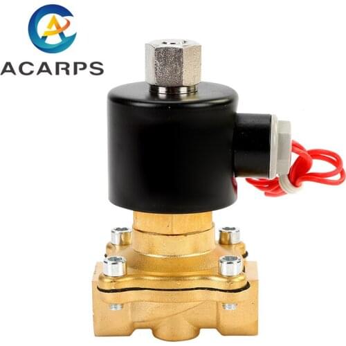 1/2" Normally Open 220 Solenoid Valve Water DN15 Normally Open Solenoid Valve 24V 12V 220V 110V