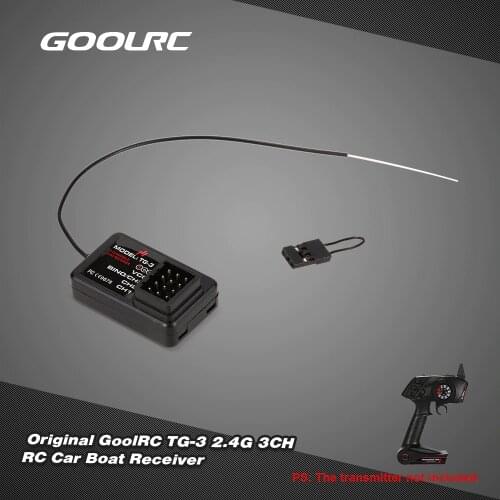 Original GoolRC TG-3 2.4G 3CH RC Car Boat Receiver for GoolRC TG3 AUSTAR AX5S Transmitter