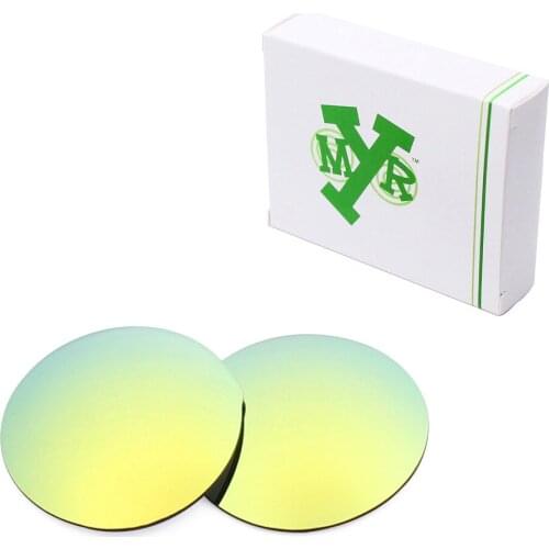 Mryok Anti-Scratch POLARIZED Replacement Lenses for Oakley Madman Sunglasses 24K Gold