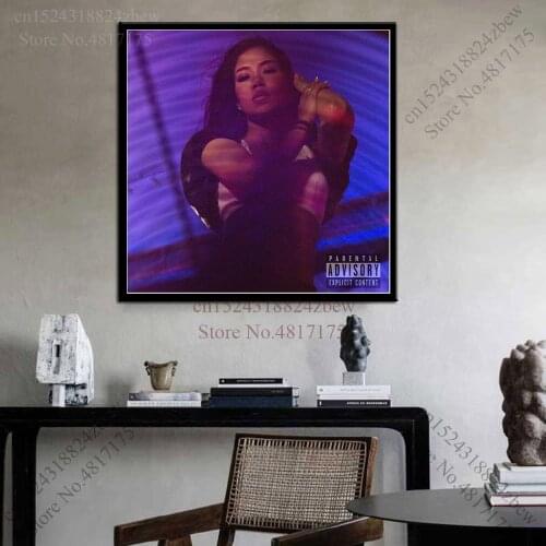 Jhene Aiko Poster Rapper Singer Music Album None of Your Concern Souled Out Canvas Painting Wall Art Poster and Print Home Deco