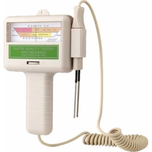 PC101 Instrument Quality Tester Swimming Pool Chlorine PH Quality Tester Ph Meter Tester