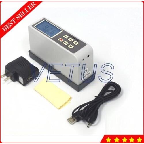 Handheld Digital Gloss Meter 20 60 Degree Paint Wood Marble Gloss Meter with 0.1GU Resolution Vancometer Tester AG-126B