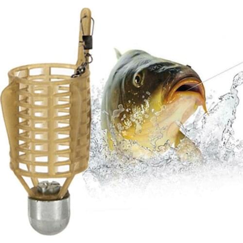 Fishing Accessories 20g/30g/40g/50g Carp Fishing Bait Feeder Lure Holder Trap Fishing Cage Basket Fishing Bait Cage