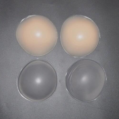 Transparent/Skin Silicone Breast Enhancer Inserts Dress Swimsuit Bikini Push Up Bra Insert Silicone Nipple Cover Pads