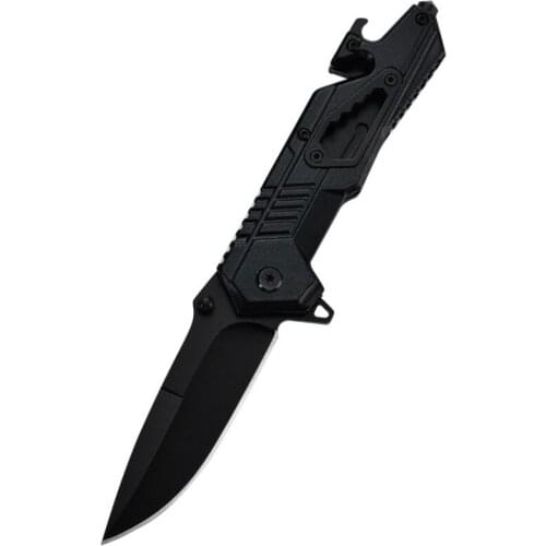 7.87'' Folding Knife Survival Tactical Pocket Knife 440C Steel Blade Camping Hiking Hunting Knives EDC Outdoor Self-defense Tool