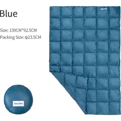 Naturehike Camping Splicing Sleeping Bag 90g Goose Down Multifunctional 800+FP Ultralight Portable Wearable Waterproof Blanket
