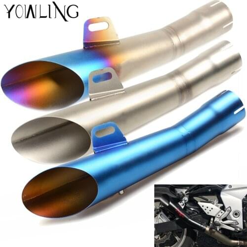 Universal Escape Motorcycle Motorcross Scooter Exhaust Pipe Muffler ATV Accessory For HONDA Kawasaki Z800 ER-6N R6 MT-09 MT-07
