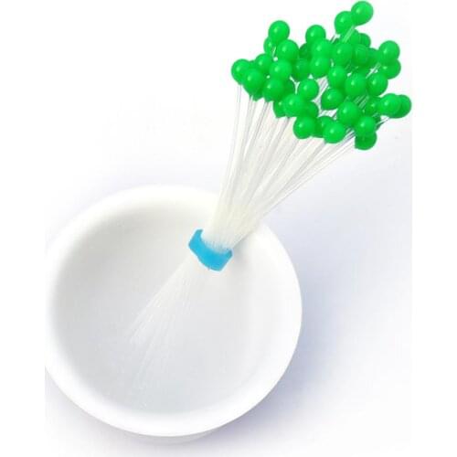 UV-X Crab And Shrimp Crustacean Eyes Fly Tying Materials Fluorescent Green 50Pcs Per Pack