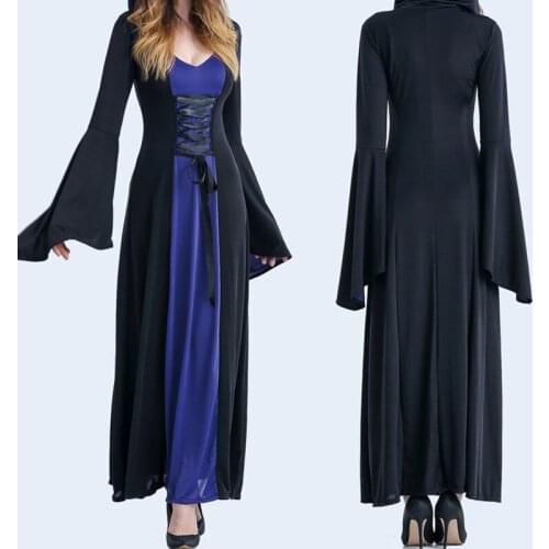 Womans Renaissance Victorian Medieval Gothic Long Dresses For Halloween Ball Gowns Costumes Gothic Evening Dresses