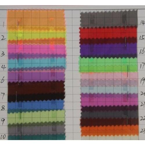 10 yards roll 0.5mm Colored transparent PVC plastic