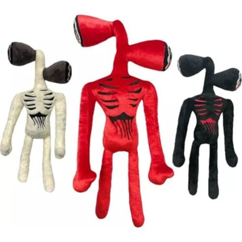 2Pcs/lot Cartoon Siren Head Plush Dolls Siren Head Stuffed Toy Anime Animal Black Cat Peluches Toys for Children Birthday Gifts