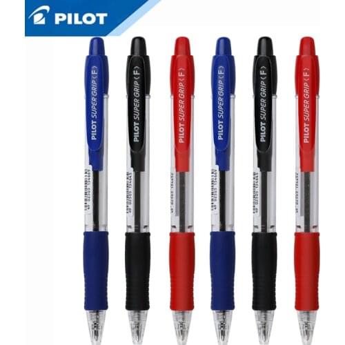 6 Pcs/Lot JAPAN PILOT BPGP-10R-F Wholesale Ball Pen 0.7MM Super Click Ball point pen Writing Supplies Office& School Supplies