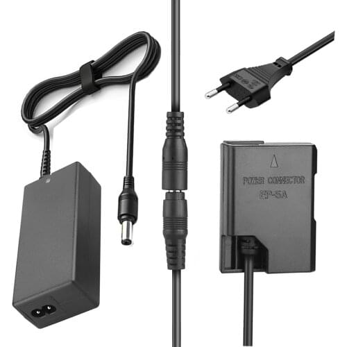 EN-EL14 EL14A EP-5A Dummy Battery AC power adapter For Nikon D3100 D3200 D3300 D3400 D3500 D5100 D5200 D5300 D5500