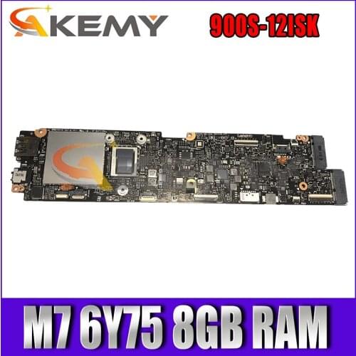 Akemy Brand New For Lenovo Yoga 900S-12ISK Laptop Motherboard NM-A591 5B20K93803 CPU M7 6Y75 8GB RAM 100% Test