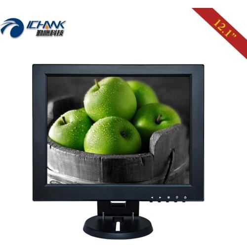 B120JNV-2/12.1" inch 1024x768 PC Monitor/12" Mini VGA Signal Small Standard LCD Screen Display POS Meal Machine Computer Monitor