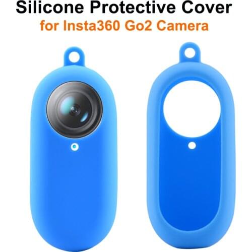 For Insta360 Go2 Camera Silicone Protective Cover Thumb Anti-Shake Camera Sports Video Screen Protector Gimbal Cover Accessories