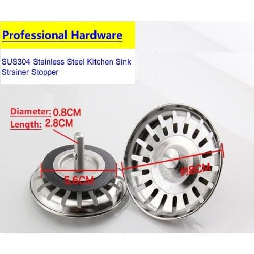 304 Stainless Steel Sink Strainer For Kitchen