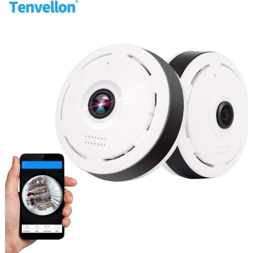 V380 Pro Wifi IP Camera Panoramic Fisheye 360 Degree Smart Home Security Protection Network CCTV Surveillance Cameras