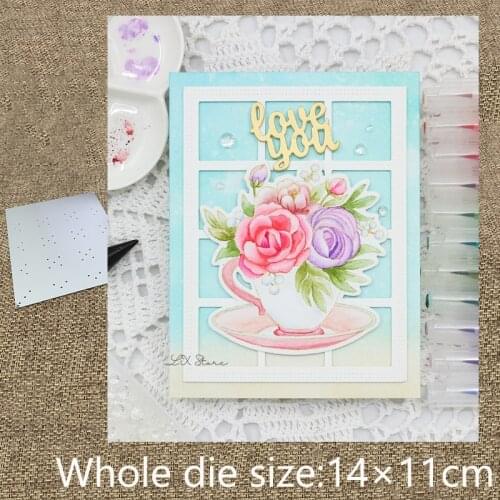 XLDesign Craft Metal Cutting Dies stencil mold Square rectangular frame scrapbook Album Paper Card Craft Embossing die cuts