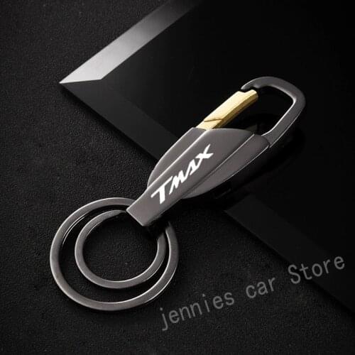 Motorcycle Alloy Keyring KeyChain with Logo Carabiner for Yamaha TMAX 500/530 TMAX500 TMAX530 T-MAX 500/530 Accessories
