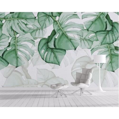 Custom murals wallpaper Tropical plants background wall papers home decor papel de parede 3d wallpaper papel tapiz Beibehang