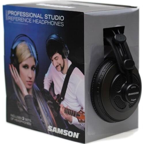 New Original Samson SR850 professional monitor Headphone Semi-open Studio Headset one pair two pieces package