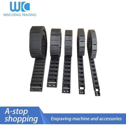 Bridge Cable Chain 15*15 20 30 40 50mm Wire Transmission Carrier Plastic Drag Towline For 3D Printer CNC Engraving Machine