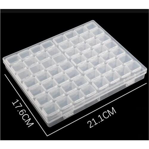56/28 Grids Dismountable For Diamond Embroidery Accessories Diamond Painting Storage Boxes Cross Stitch Cases Storage Organizer