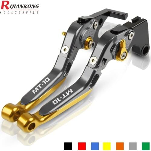 FOR YAMAHA MT-10 MT 10 MT10 2016 2017 2018 2019 Motorcycle Aluminum Adjustable Extendable Brake Clutch Lever mt10 Logo 2016-2019