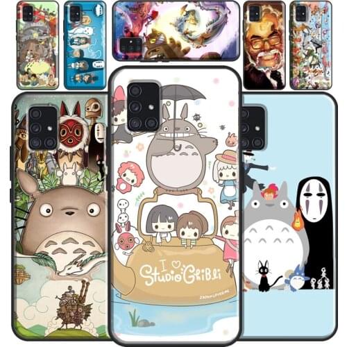 Studio Ghibli Characters Anime Case For Samsung A51 A71 A41 A31 A11 A12 A32 A42 A52 A72 A21S A20e A50 A70 A02S A20S A30S