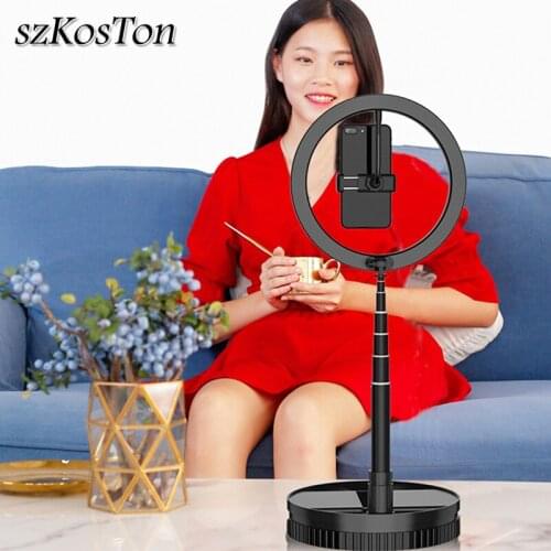 New Dimmable 3500-6000K LED Selfie Ring Light For Youtube Makeup Video Photography Lighting Photo Studio Light Fold 168cm Holder