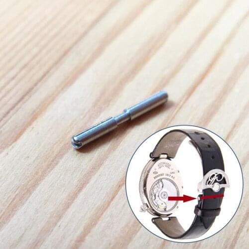 13.5mm screwtube for Breguet Reine De Naples watch leather band and 16mm buckle