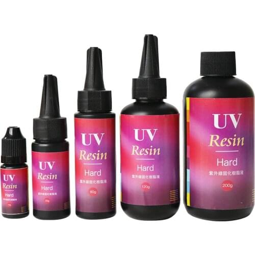 Hard UV Resin Glue Ultraviolet Curing Solar Cure Sunlight Activated Hard DIY Quick Drying For Jewelry Resin Gel