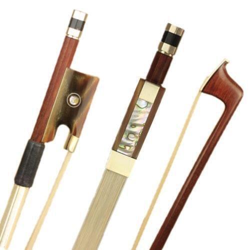 1 Professional Brazil Black Wood 4/4 Violin Bow Nickel Silver Parts AAA Natural White Bow Hair Best Balance