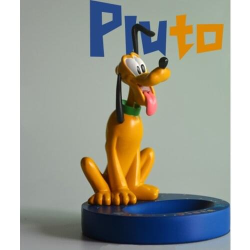 12cm Disney Mickey Mouse Friend Pluto Dog Figure Toys Model Doll Figurine Home Office Cake Diy Decoration With Box