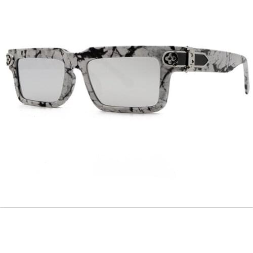 2021 summer new sunglasses Woman fashion rectangle glasses Designer brand color changing mirror factory wholesale