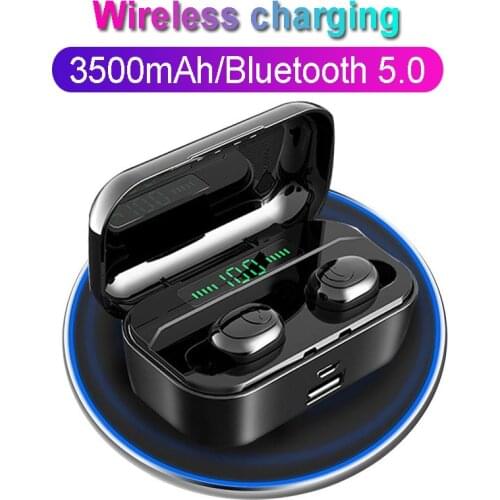 2021 TWS G6S Wireless Headphones 8D Stereo Bluetooth 5.0 Earphone LED Display Headset IPX7 Waterproof earbud 3500mAh case