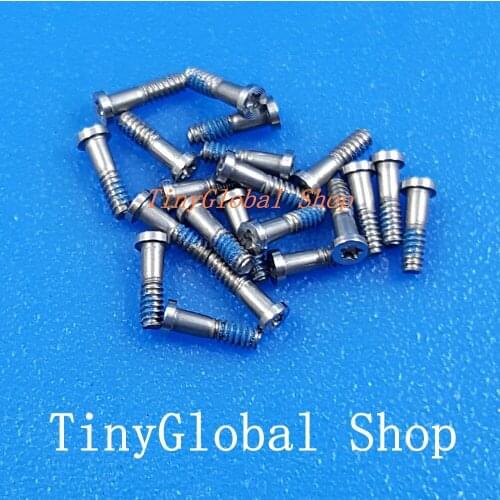 5pcs/set New 5 point star bottom screw replacement for iphone 6 6P 6G 6GP 4.7 5.5 Silver/Black/Gold high quality