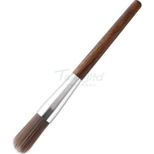 Coffee Machine Accessories 13cm Black Walnut Coffee Powder Brush, Grinder Cleaning Brush, Grinder Cleaning Brush