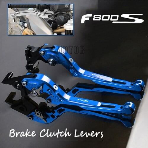 Motorcycle CNC Aluminum Brake Clutch Levers For BMW F800S 2006-2014 F 800 F800 S Foldable Adjustable Folding Extendable Lever