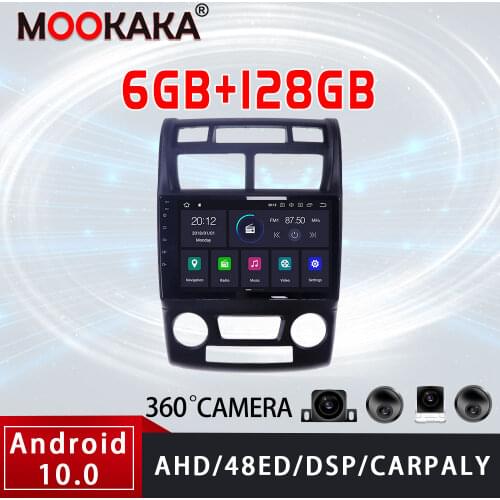 6G+128G 2Din Android 10 Car Radio Auto Stereo For Kia Sportage 2 2007-2013 Car Multimedia Video Player Navigation GPS Head Unit
