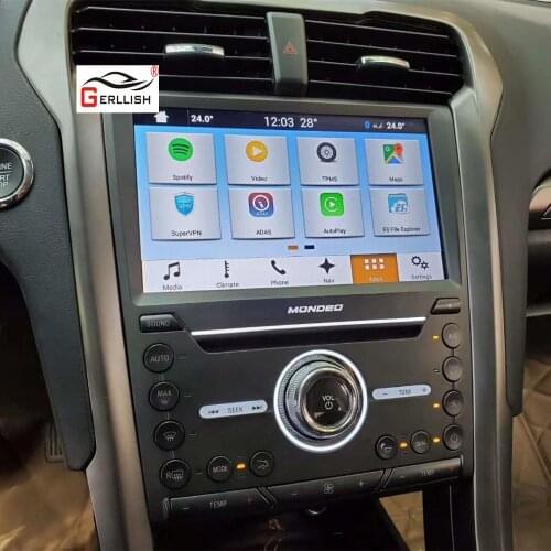 Android DSP Auto Radio Multimedia Video Player gps navigation for Ford Mondeo fusion MK5 2014-2019 ALL versions not 2 Din dvd