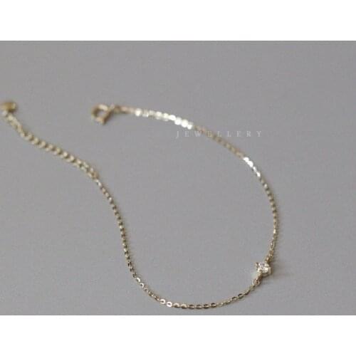 Liemjee Wholesale Classic Zircon S925 Silver Bracelet All-Match Fashion Jewelry For Women Feature Namour Charm Gift All Seasons