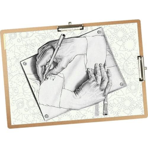 4K Art Sketch Pads For Artist Big Drawing Pad Drawing Clipboard Folder