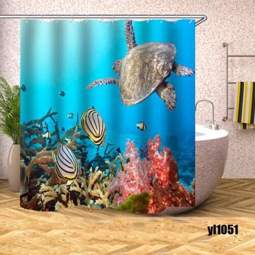Shower Curtain Waterproof bathroom curtain rick and m Bath Curtains for Bathroom Bathtub Large Wide Bathing Cover Rideau De Bain